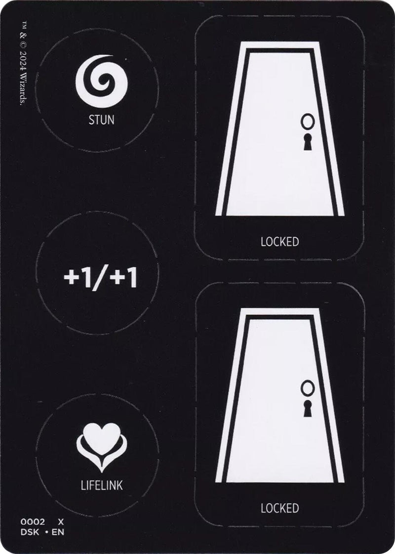 Punch Card Token (1 // 2) [Duskmourn: House of Horror Tokens] - The Mythic Store | 24h Order Processing