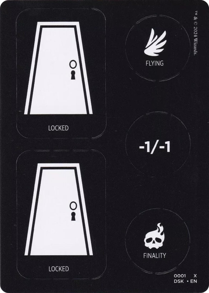 Punch Card Token (1 // 2) [Duskmourn: House of Horror Tokens] - The Mythic Store | 24h Order Processing