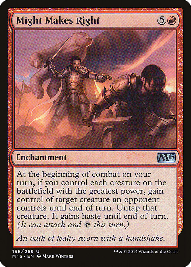 Might Makes Right [Magic 2015] - The Mythic Store | 24h Order Processing