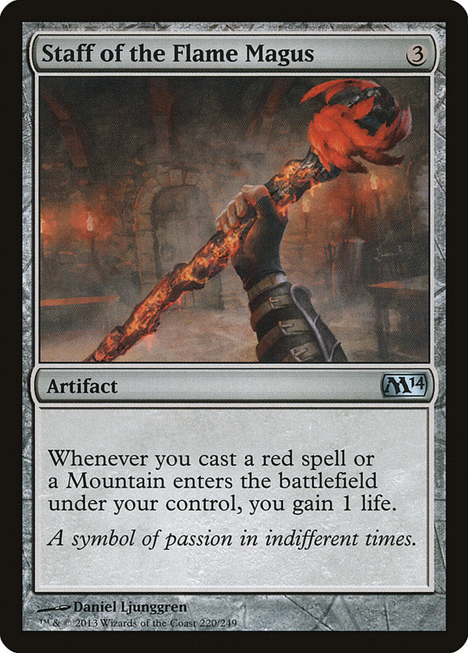 Staff of the Flame Magus [Magic 2014] - The Mythic Store | 24h Order Processing