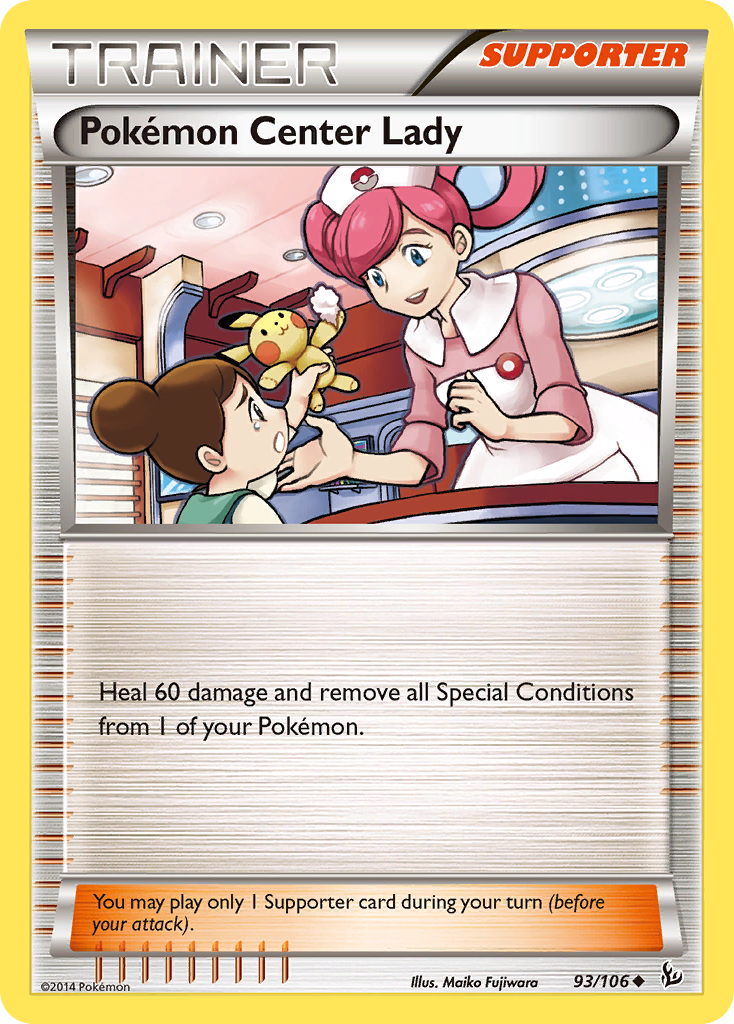 Pokemon Center Lady (93/106) [XY: Flashfire] - The Mythic Store | 24h Order Processing
