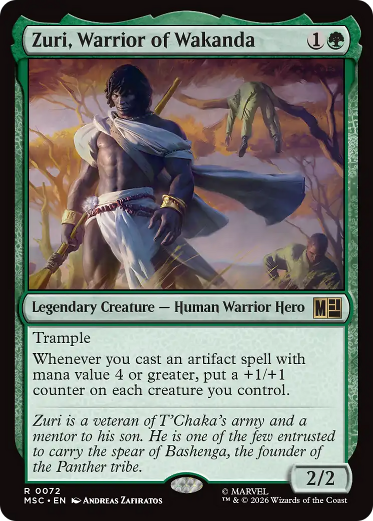 Zuri, Warrior of Wakanda (Surge Foil) [Marvel Super Heroes Commander] - The Mythic Store | 24h Order Processing