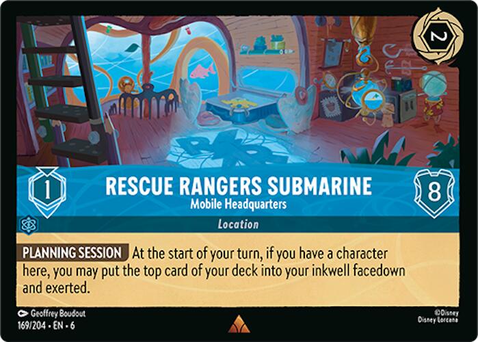 Rescue Rangers Submarine - Mobile Headquarters (169/204) [Azurite Sea] - The Mythic Store | 24h Order Processing