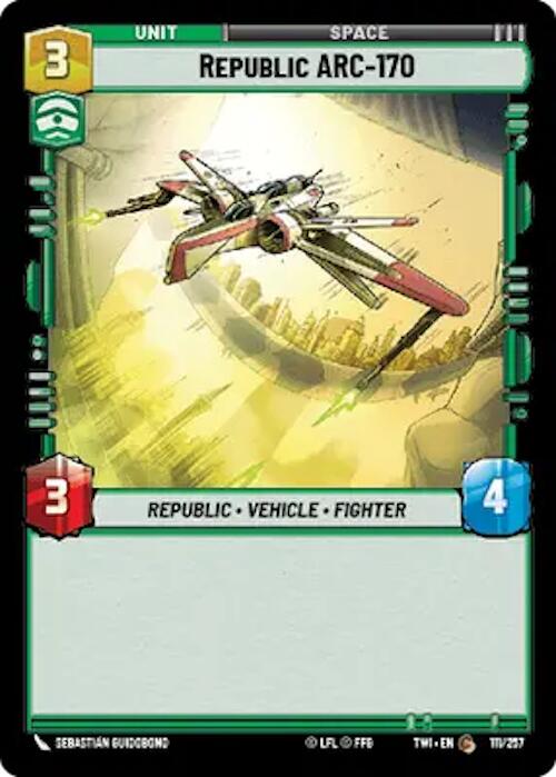 Republic ARC-170 (111/257) [Twilight of the Republic] - The Mythic Store | 24h Order Processing