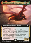Klauth, Unrivaled Ancient (Extended Art) [Dungeons & Dragons: Adventures in the Forgotten Realms Commander] - The Mythic Store | 24h Order Processing