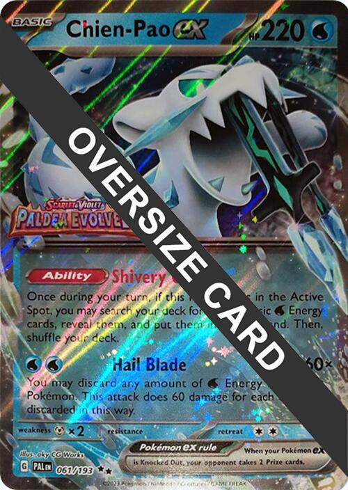Chien-Pao ex (061/193) (Jumbo) [Scarlet & Violet: Black Star Promos] - The Mythic Store | 24h Order Processing