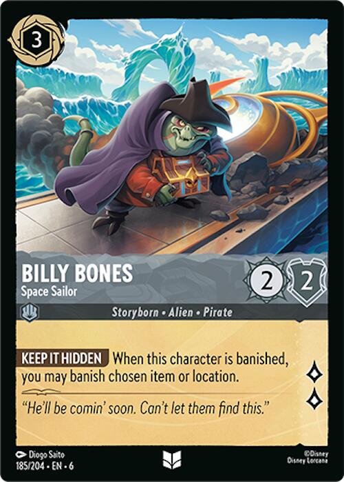 Billy Bones - Space Sailor (185/204) [Azurite Sea] - The Mythic Store | 24h Order Processing