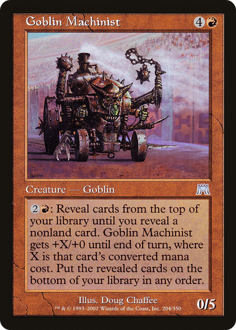 Goblin Machinist [Onslaught] - The Mythic Store | 24h Order Processing