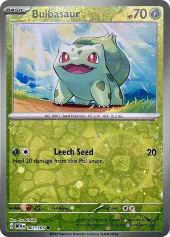 Bulbasaur (001/165) (Cosmos Holo) (Costco Exclusive) [Miscellaneous Cards] - The Mythic Store | 24h Order Processing