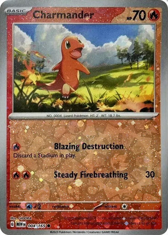 Charmander (004/165) (Cosmos Holo) (Costco Exclusive) [Miscellaneous Cards] - The Mythic Store | 24h Order Processing