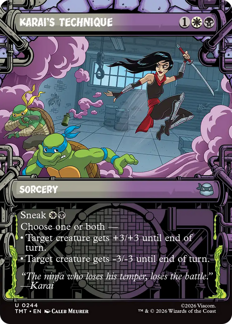 Karai's Technique (Showcase) [Teenage Mutant Ninja Turtles] - The Mythic Store | 24h Order Processing