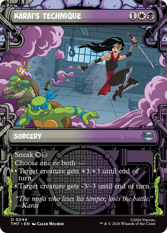 Karai's Technique (Showcase) [Teenage Mutant Ninja Turtles] - The Mythic Store | 24h Order Processing