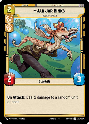 Jar Jar Binks - Foolish Gungan (202/257) (202/257) [Twilight of the Republic] - The Mythic Store | 24h Order Processing