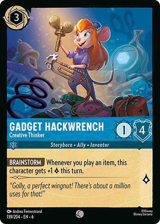 Gadget Hackwrench - Creative Thinker (139/204) [Azurite Sea] - The Mythic Store | 24h Order Processing