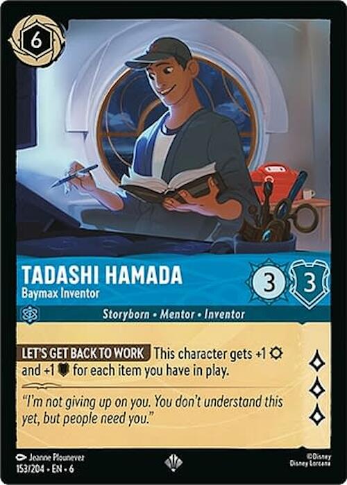 Tadashi Hamada - Baymax Inventor (153/204) [Azurite Sea] - The Mythic Store | 24h Order Processing