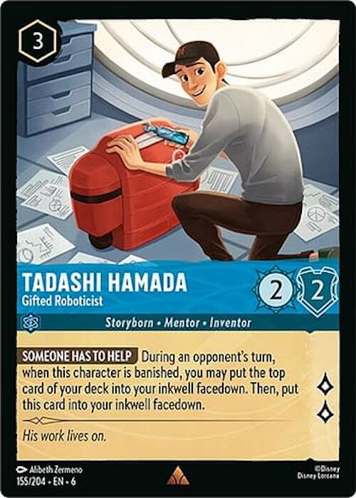 Tadashi Hamada - Gifted Roboticist (155/204) [Azurite Sea] - The Mythic Store | 24h Order Processing