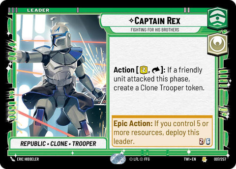 Captain Rex - Fighting For His Brothers (007/257) (007/257) [Twilight of the Republic] - The Mythic Store | 24h Order Processing
