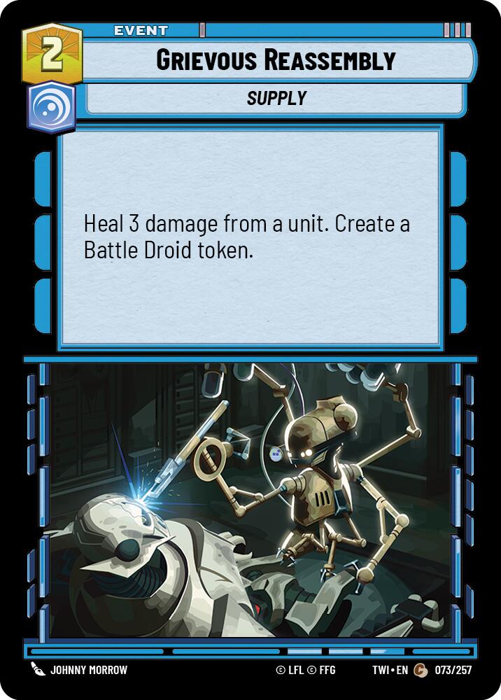 Grievous Reassembly (073/257) [Twilight of the Republic] - The Mythic Store | 24h Order Processing