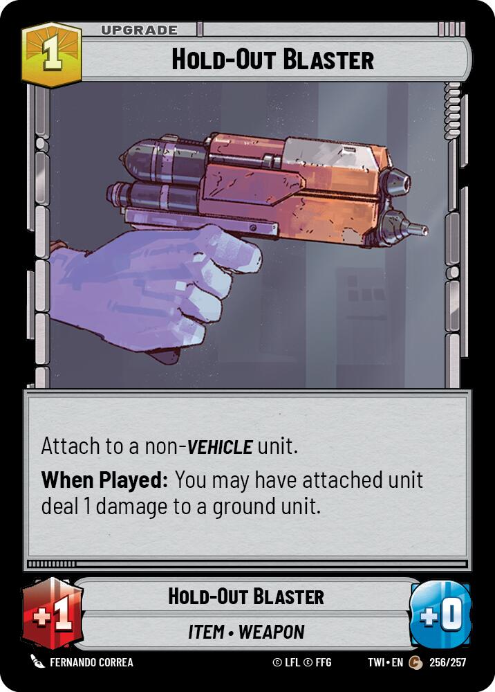 Hold-Out Blaster (256/257) [Twilight of the Republic] - The Mythic Store | 24h Order Processing