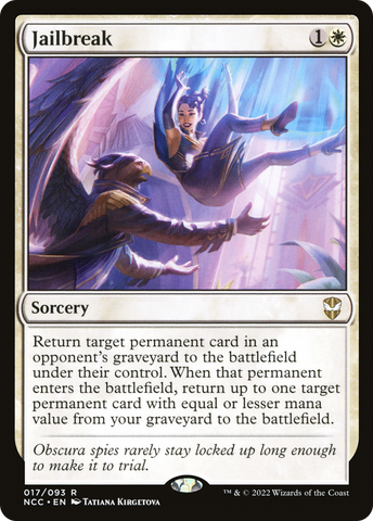 Jailbreak [Streets of New Capenna Commander] - The Mythic Store | 24h Order Processing