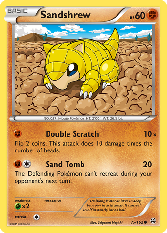Sandshrew (75/162) [XY: BREAKthrough] - The Mythic Store | 24h Order Processing