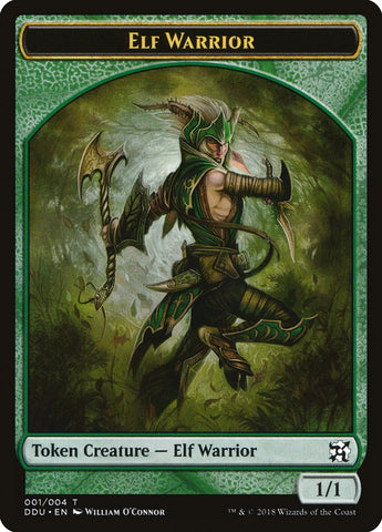 Elf Warrior Token [Duel Decks: Elves vs. Inventors Tokens] - The Mythic Store | 24h Order Processing