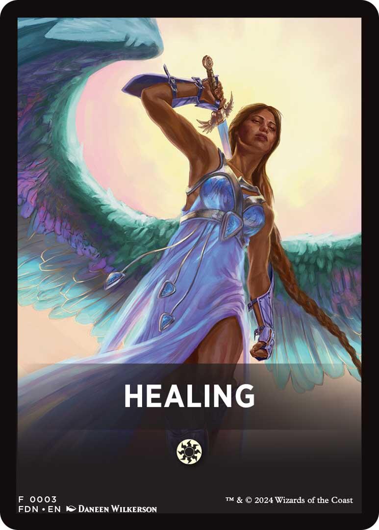 Healing Theme Card [Foundations Tokens] - The Mythic Store | 24h Order Processing