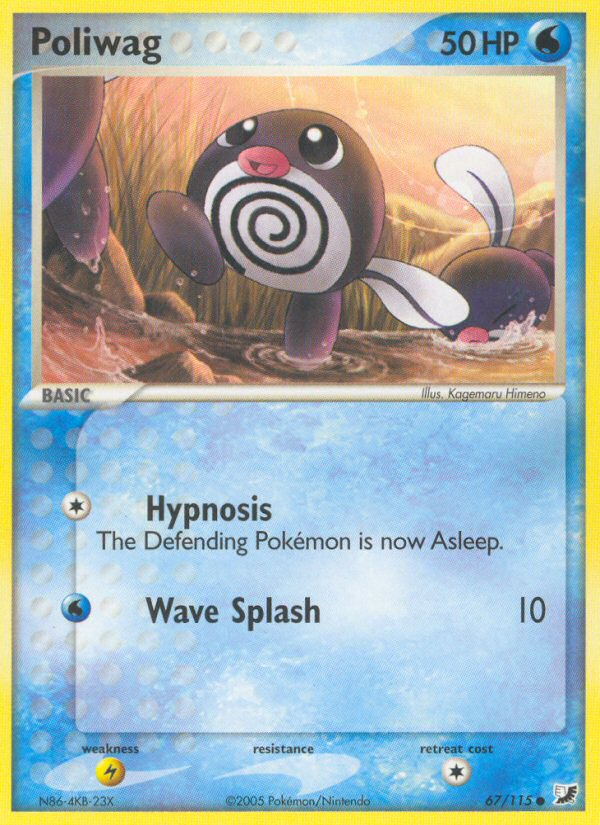 Poliwag (67/115) [EX: Unseen Forces] - The Mythic Store | 24h Order Processing