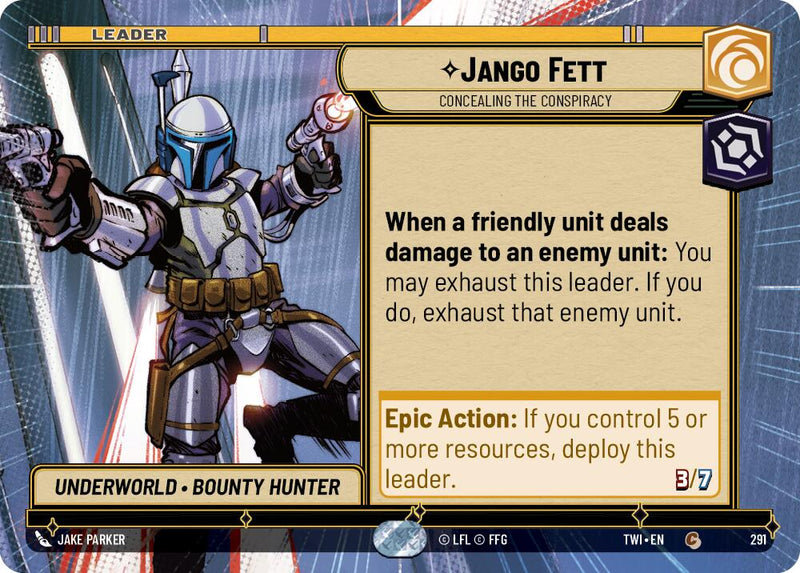 Jango Fett - Concealing the Conspiracy (Hyperspace) (291) [Twilight of the Republic] - The Mythic Store | 24h Order Processing