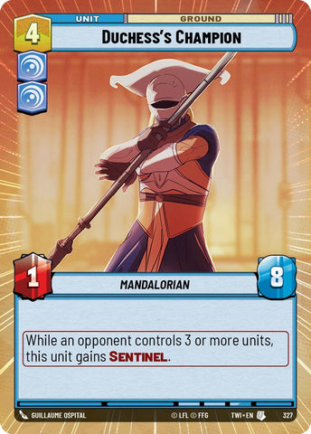 Duchess's Champion (327) (Hyperspace) (327) [Twilight of the Republic] - The Mythic Store | 24h Order Processing