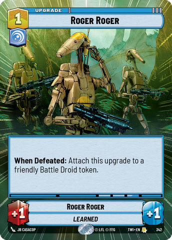 Roger Roger (342) (Hyperspace) (342) [Twilight of the Republic] - The Mythic Store | 24h Order Processing