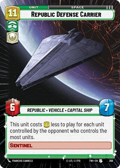 Republic Defense Carrier (Hyperspace) (369) [Twilight of the Republic] - The Mythic Store | 24h Order Processing