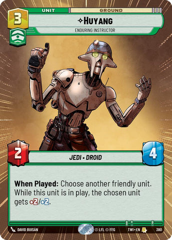 Huyang - Enduring Instructor (380) (Hyperspace) (380) [Twilight of the Republic] - The Mythic Store | 24h Order Processing