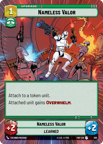 Nameless Valor (389) (Hyperspace) (389) [Twilight of the Republic] - The Mythic Store | 24h Order Processing
