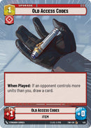 Old Access Codes (435) (Hyperspace) (435) [Twilight of the Republic] - The Mythic Store | 24h Order Processing