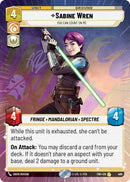 Sabine Wren - You Can Count On Me (460) (Hyperspace) (460) [Twilight of the Republic] - The Mythic Store | 24h Order Processing