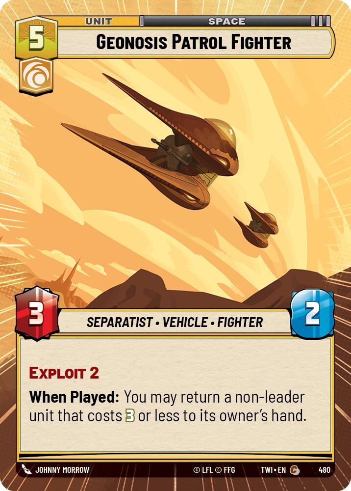 Geonosis Patrol Fighter (Hyperspace) (480) [Twilight of the Republic] - The Mythic Store | 24h Order Processing