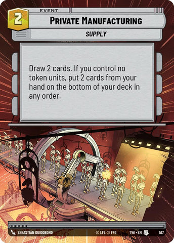 Private Manufacturing (517) (Hyperspace) (517) [Twilight of the Republic] - The Mythic Store | 24h Order Processing