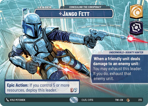 Jango Fett - Concealing the Conspiracy (273) (Showcase) (273) [Twilight of the Republic] - The Mythic Store | 24h Order Processing