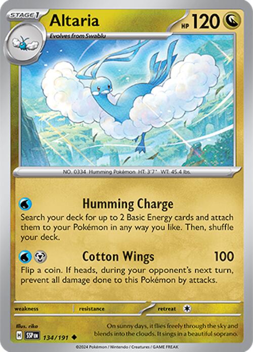 Altaria (134/191) [Scarlet & Violet: Surging Sparks] - The Mythic Store | 24h Order Processing