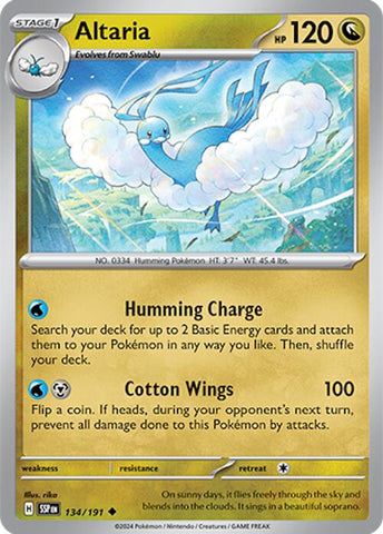 Altaria (134/191) [Scarlet & Violet: Surging Sparks] - The Mythic Store | 24h Order Processing