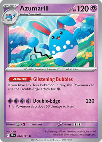 Azumarill (074/191) [Scarlet & Violet: Surging Sparks] - The Mythic Store | 24h Order Processing