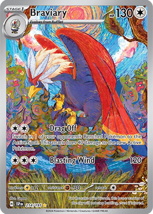 Braviary (214/191) [Scarlet & Violet: Surging Sparks] - The Mythic Store | 24h Order Processing