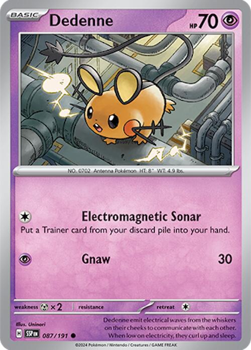 Dedenne (087/191) [Scarlet & Violet: Surging Sparks] - The Mythic Store | 24h Order Processing