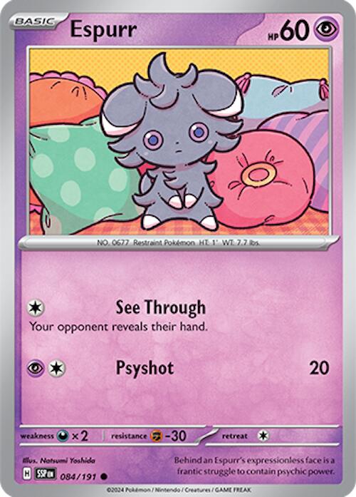 Espurr (084/191) [Scarlet & Violet: Surging Sparks] - The Mythic Store | 24h Order Processing