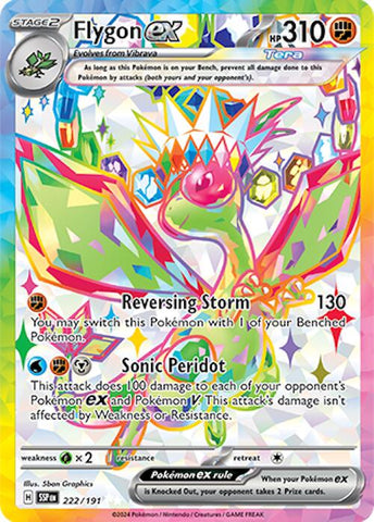 Flygon ex (222/191) [Scarlet & Violet: Surging Sparks] - The Mythic Store | 24h Order Processing