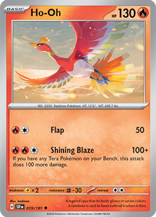 Ho-Oh (019/191) [Scarlet & Violet: Surging Sparks] - The Mythic Store | 24h Order Processing