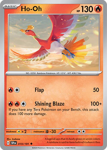 Ho-Oh (019/191) [Scarlet & Violet: Surging Sparks] - The Mythic Store | 24h Order Processing