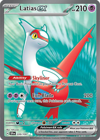 Latias ex (220/191) [Scarlet & Violet: Surging Sparks] - The Mythic Store | 24h Order Processing