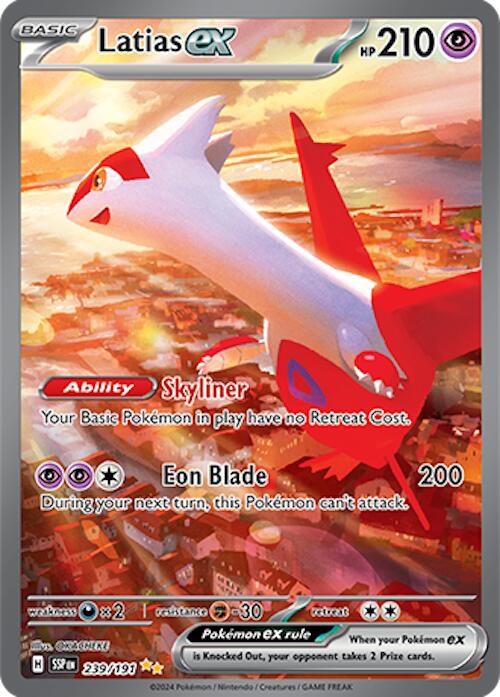 Latias ex (239/191) [Scarlet & Violet: Surging Sparks] - The Mythic Store | 24h Order Processing